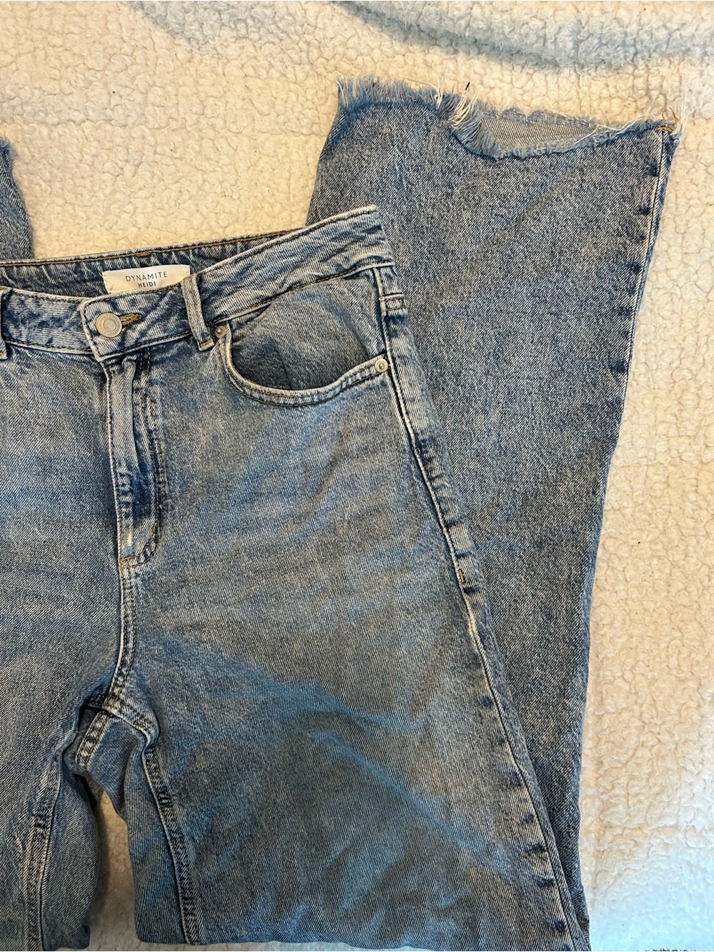 Dynamite Vintage Light Wash High-Rise Jeans